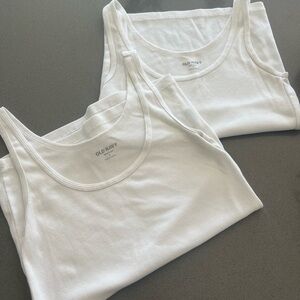 Old Navy Classic White Tanks